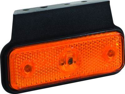 Svítilna poziční 12V/24V 96x30/ 3xLED, oranžová, držák 90°, kabel 0,5m