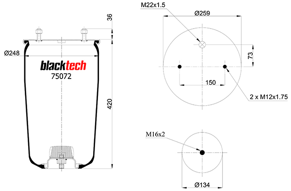 Vlnovec pérování - bez zvonu  BPW 30K 