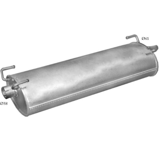 Tlumič výfuku IVECO Daily III 2.3D/2.8D/3.0D od 05.1999 do 07.2007