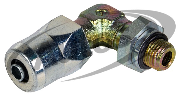 Rychlospojka 90° M8x1,5/PA 8 vnější závit, kovová