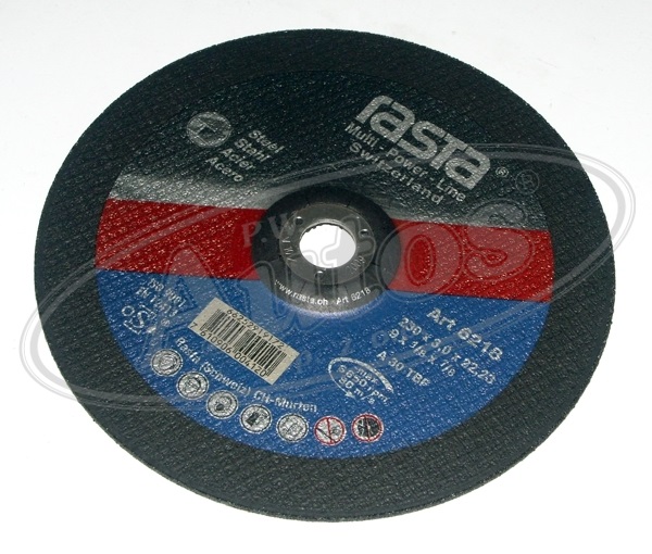 Kotouč řezný na ocel 230x3,0x22  -"RASTA"