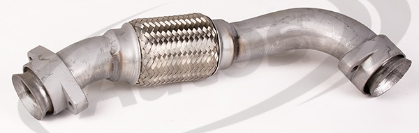 Trubka výfuku - s pružným dílem L MERCEDES Actros OM501LA Low Cost