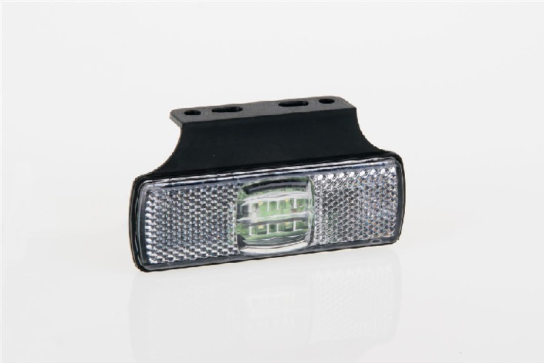 Svítilna poziční FT17B+K/12V-30V/130x32 LED 3 diody, bílá s držákem