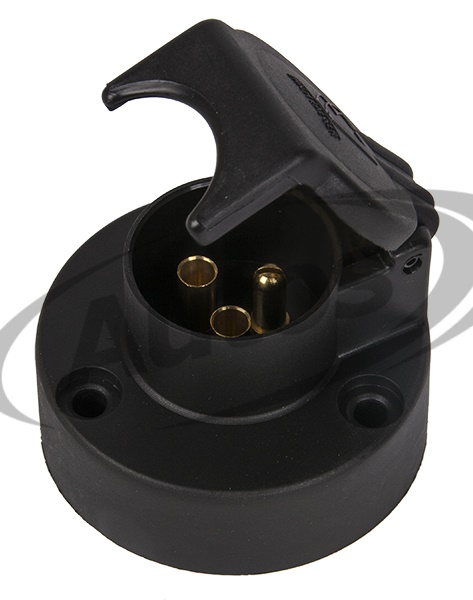 Zásuvka elektrická 24V/3pin 20A ochrana 3P/6 
