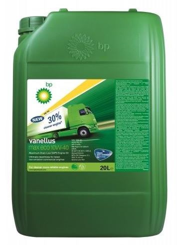 Olej motorový 10W-40 BP VANELLUS MAX DRAIN ECO, nákladní vozy, 20l