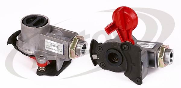 Hlavice spojovací M16x1,5 EURO červená s filtrem