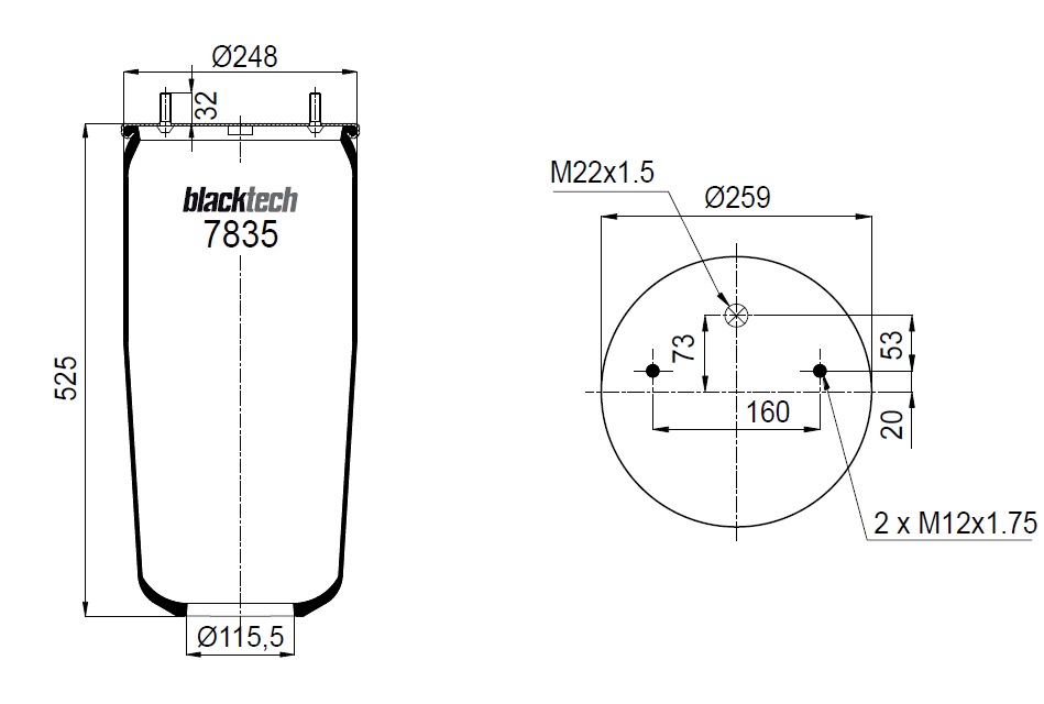 Vlnovec pérování RML7835 bez zvonu GIGANT