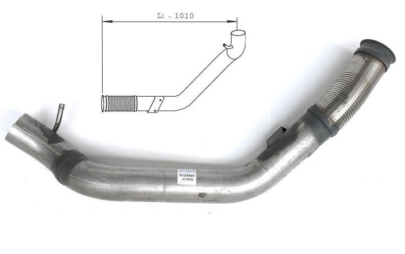 Trubka výfuku přední IVECO Stralis AD,AS,E.Star LD, E.Tech MP