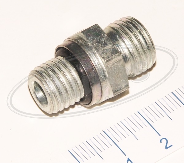 Hrdlo redukční M12x1,5/M14x1,5  PA 6/8 vnější závit