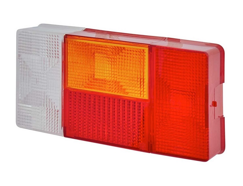 Kryt zadní svítilny 4-dílný P KOMATSU, TEREX, DAF, MERCEDES, VOLVO, LIEBHERR, HYMER, CASE