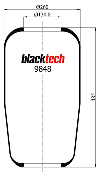 Vlnovec pérování 9848 guma RVI, MERCEDES MK/NG/SK, PEGASO, MENARINI