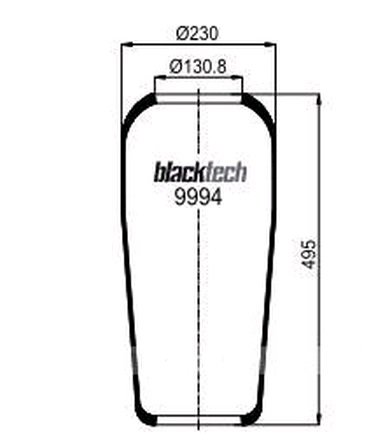 Vlnovec pérování 9994 guma MAN F2000, M2000, VOLVO