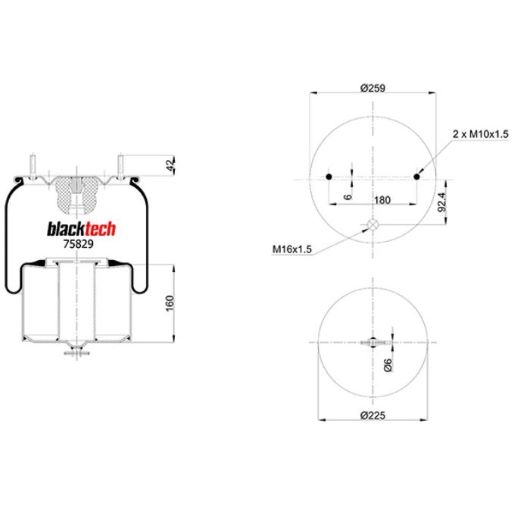 Vlnovec pérování RML75829C PN VOLVO FH12