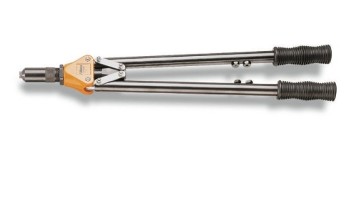 Kleště nýtovací 525mm 3,2-6,4 mm nýt  + 5 nástavců