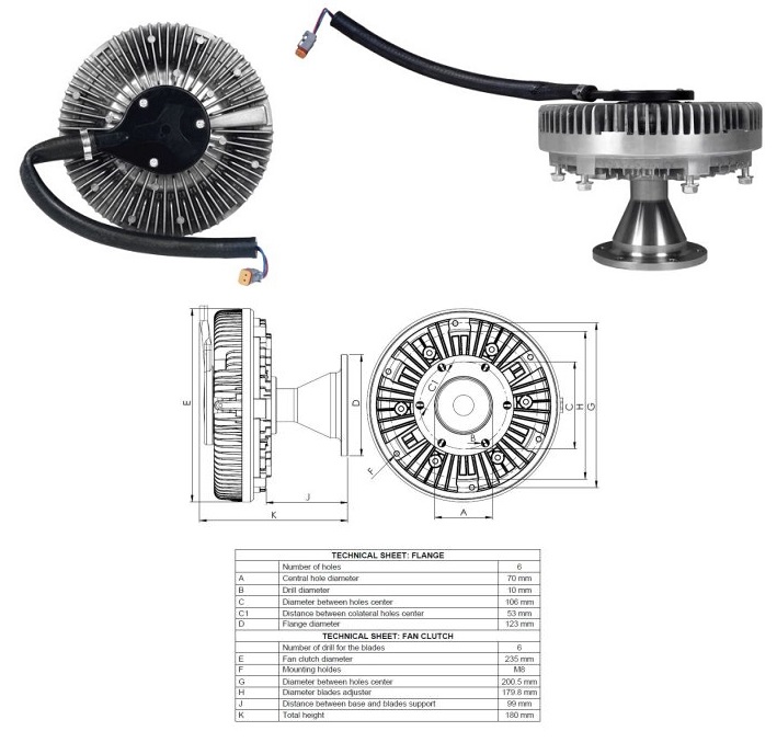 Viskospojka bez ventilátoru SCANIA 164 C/G/L DC16 