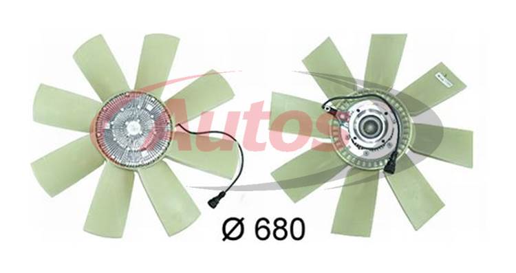 Viskospojka kompletní VOLVO FM12, FM9, FM 09.2005-