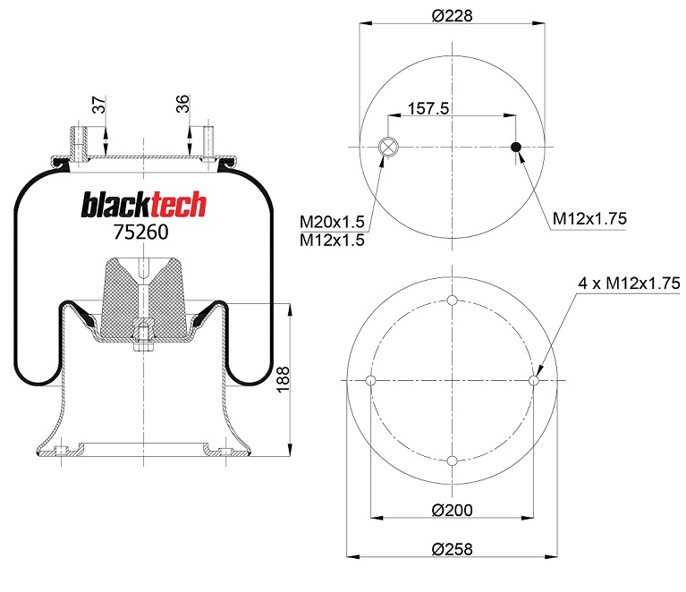 Vlnovec pérování RML 75260C6 FRUEHAUF