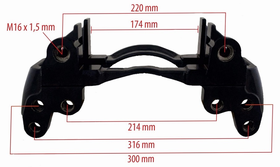 Držák brzdového třmenu KNORR SN5005RC/ SN5006RC/ SN5015RC/ SN5016RC