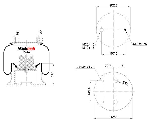 Vlnovec pérování RML 75267C6 ROR, SMB, FRUEHAUF