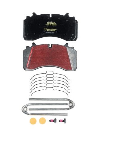 Deska brzdová 29162 Textar 210x109x31,7 ZN SAF SK2243, DAF, RVI, WABCO PAN 22-1 SK-2243