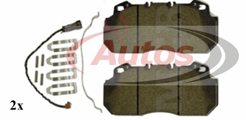 Deska brzdová 29090 Meritor 250x114x28 MAN L2000,M2000, DAF LF45, RVI Midlum, IVECO E.Carg