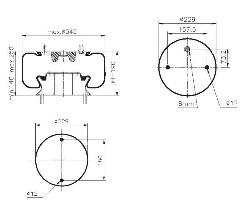 Vlnovec pérování  kompletní - železný zvon PN SCANIA P,G,R,T/ 94,114,124,144,164