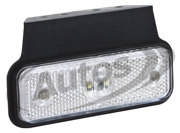 Svítilna poziční 24V/96x30 3xLED bílá s držákem 90°