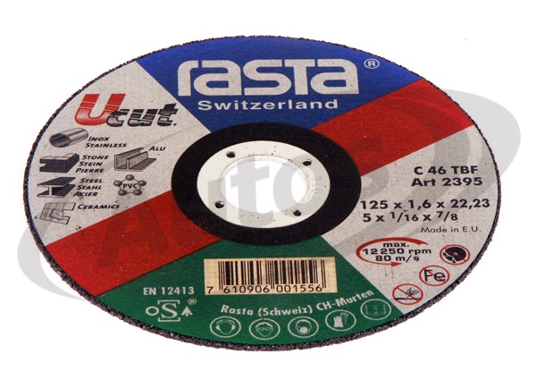 Kotouč řezný na ocel 125x1,6x22 C46T "RASTA"