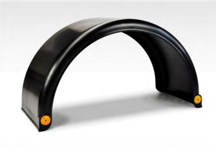 Blatník zadní kulatý 540x2273/R660 s odrazkou, dvojitá kola