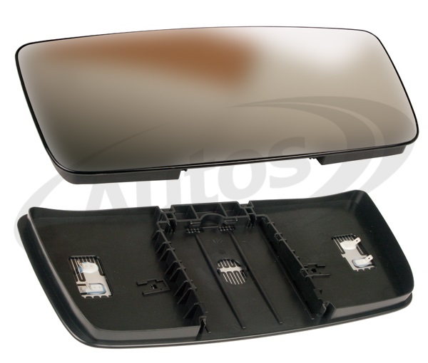 Sklo zrcadla hlavního 24V R1800425x200 L/P VOLVO FM, FM II, FH12, FH16 