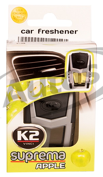 Osvěžovač vzduchu do auta K2 SUPREMA APPLE, 8ml 