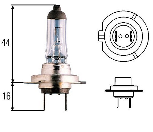 Žárovka H7 24V/70W PX26d Heavy Duty Longer Lifetime/ otřesuvzdorná HELLA