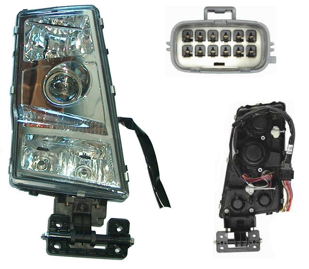 Světlomet hlavní s mlhovkou P VOLVO FH12 II serie,FH16, FM9 