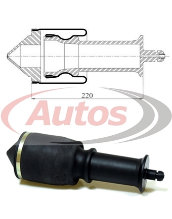 Vlnovec pérování kabiny přední RVI Magnum, Magnum DXi13 od 2005