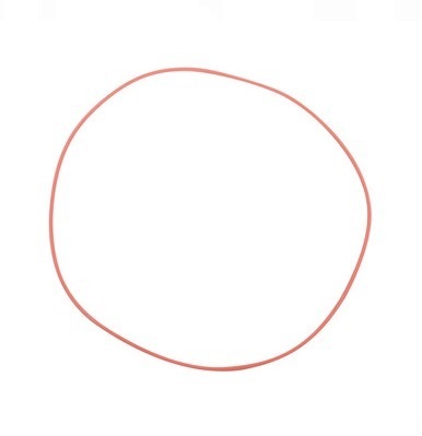 Kroužek těsnící náboje kola 263,5x3,9  IVECO E.Trakker