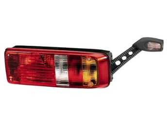 Svítilna zadní L 7-dílná s trojúhelníkem s pozičkou-tykadlem