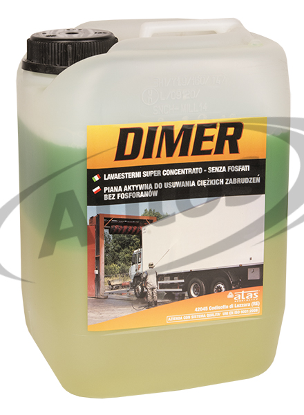 Prostředek na mytí karoserie s aktivní pěnou - super koncentrát ATAS DIMER, 5 l