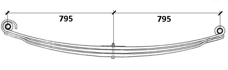 Pero listové 795/795 3 listy PN VOLVO