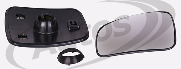 Sklo zrcadla širokoúhlé 24V R300  176*188 VOLVO FH