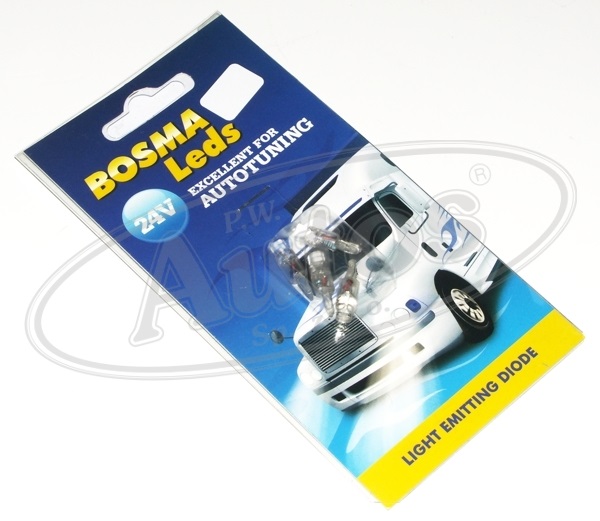 Žárovka celosklo LED 24V/1,2W WT05 bílá - sada 4ks