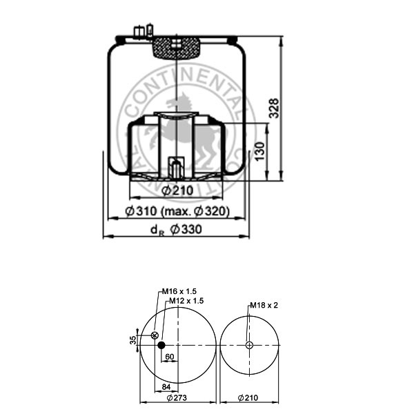 Vlnovec pérování 4705 N1P03 kompletní MAN TGA