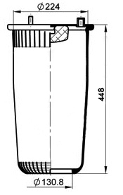 Vlnovec pérování 4862NP01 bez zvonu ZN L/P MAN TGL