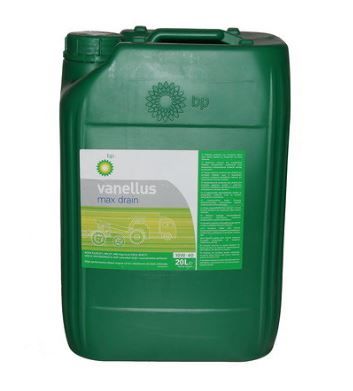 Olej motorový 5W-30 BP VANELLUS MAX DRAIN, syntetický, 20l