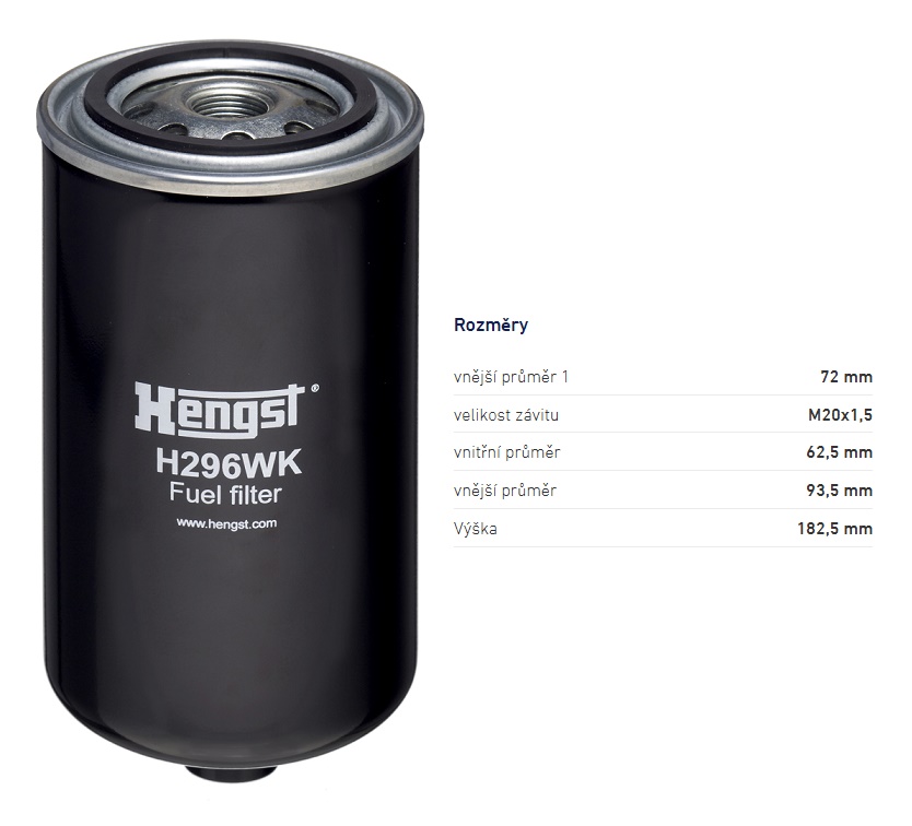 Filtr paliva s odlučovačem DAF LF45/LF55 od 01.2001