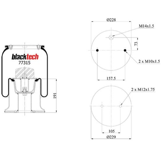 Vlnovec pérování RML77315C SCANIA