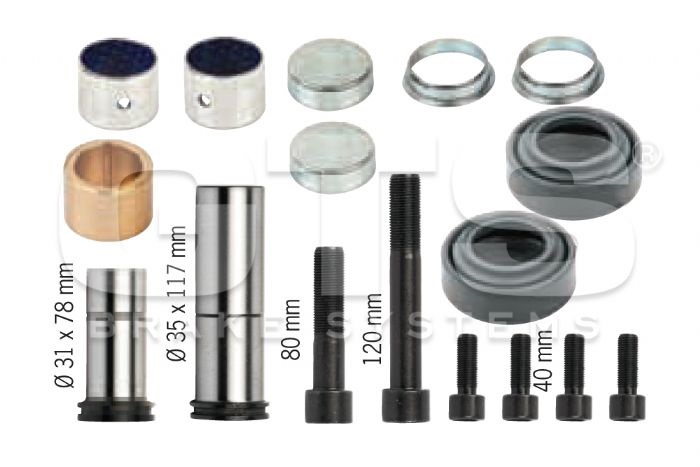 Sada opravárenská brzdového třmenu MERITOR Elsa 2/Elsa 195/Elsa 225 ROR Axle LM/TM