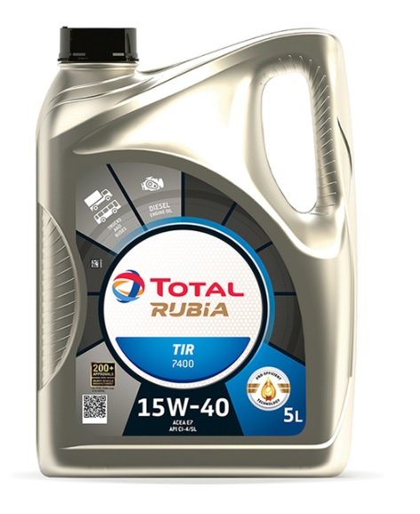 Olej motorový TOTAL RUBIA TIR 7400 15W-40, 5 l