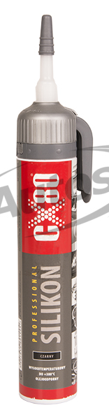 Tmel těsnící silikonový CX80 od -65°C do +380°C černý, 210 g