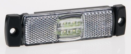 Svítilna poziční 12V/30V 130x32 3xLED bílá, kabel 0,5m