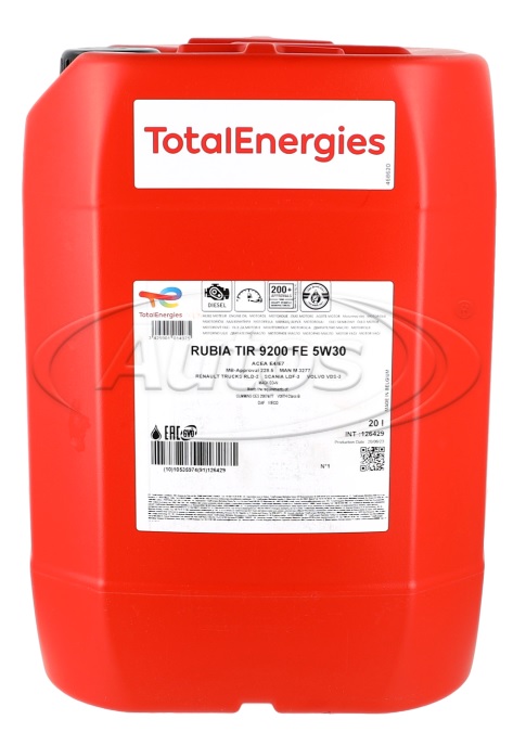 Olej motorový TOTAL RUBIA TIR 9200 FE 5W-30, 20 l